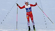 Johannes Hösflot Klaebo získal v maratonu na 50 km rekordní esté zlato na MS v...