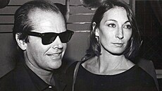 Jack Nicholson a Anjelica Hustonová