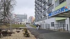Stávající vchod do nemocnice v eské Líp