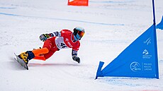 eský juniorský snowboardista Krytof Minárik na MS v Zakopaném.