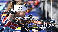 Karoline Offigstad Knottenová se chystá na závody Sv�tového poháru v Novém...
