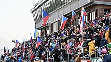 Vyso�ina Arena v Novém M�st� na Morav� (nejen) p�i biatlonových závodech pravideln� nabízí parádní atmosféru. Skv�lá kulisa se proto dá o�ekávat také letos.