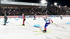 Markéta Davidová vyráí do sprintu v Novém Mst na Morav.