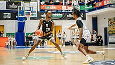 Lesley Varner (vlevo) v Utkání hv�zd NBL.