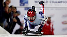 �eská skeletonistka Anna Fernstädtová na mistrovství sv�ta v Lake Placid.