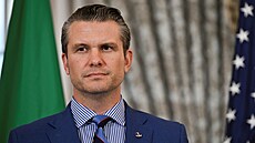 Americký ministr obrany Pete Hegseth ve Washingtonu. (27. února 2025)