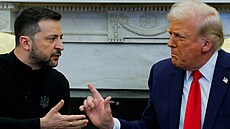 Schůzka amerického prezidenta Donalda Trumpa a ukrajinského prezidenta...