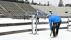 P�ípravy na SP v biatlonu v Novém M�st� na Morav� vrcholí.