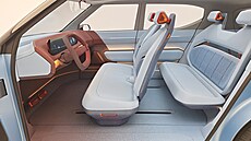 Kia Concept EV2: Plochá podlaha a jednoduchá sedadla. Concept EV2 je...