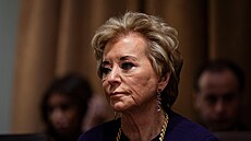 Wrestlingová magnátka Linda McMahonová, nominovaná na post ministryn kolství....