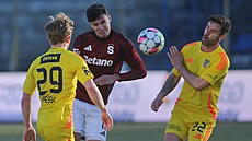 Momentka z druholigového utkání Jihlava - Sparta B