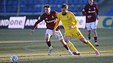 Momentka z druholigového utkání Jihlava - Sparta B