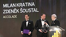 EY Podnikateli roku 2024 se stali Milan Kratina (vlevo) a Zden�k �oustal ze...