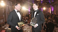 EY Podnikateli roku 2024 se stali Milan Kratina a Zden�k �oustal (vlevo) ze...