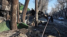 Ruské jednotky uto�ily i na ukrajinské p�ístavní m�sto Od�su. (8. b�ezna 2025)