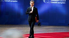 �védský premiér Ulf Kristersson se ú�astní zvlá�tního summitu vedoucích...