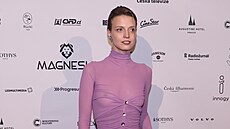 Simona Lewandowska na pedávání filmových cen eský lev (8. bezna 2025)