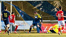 Varnsdorf, 9. 3. 2025, 2. fotbalová liga FK Varnsdorf - Zbrojovka Brno. Adam...