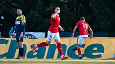 Varnsdorf, 9. 3. 2025, 2. fotbalová liga FK Varnsdorf - Zbrojovka Brno. Adam...