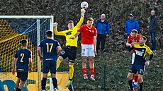 Varnsdorf, 9. 3. 2025, 2. fotbalová liga FK Varnsdorf - Zbrojovka Brno. Domácí...