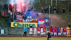 Gólová oslava zlínských fotbalist�.