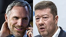 Zleva: Zden�k H�ib, Tomio Okamura