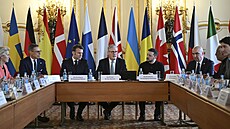 Pedstavitelé EU, NATO a Ukrajiny eili na setkání v Londýn bezpenostní...
