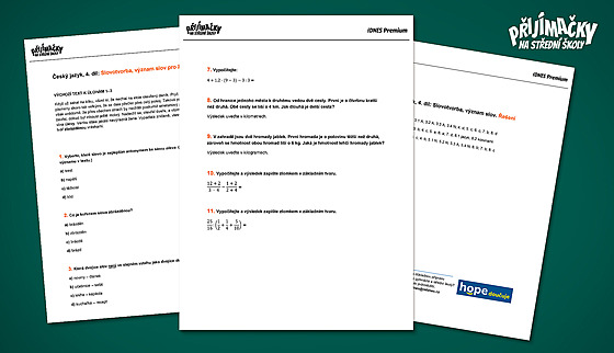 P�ijíma�ky na st�ední �koly