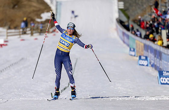 Ameri�anka Jessie Digginsová si v Oslu zajistila celkové prvenství ve Sv�tovém...