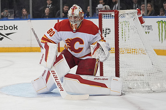 Dan Vlada� v brance Calgary.