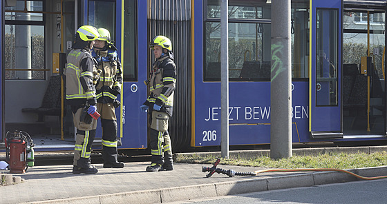 Gruzínec ve východon�mecké Ge�e podpálil �enu v tramvaji. (16. b�ezna 2025)