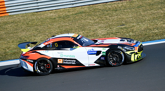 Most, 18.3. 2025, testování Buggyra na mosteckém autodromu. Mercedes AMG GT4, s...