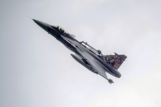 Bojový letoun Saab JAS-39 Gripen (17. srpna 2024)