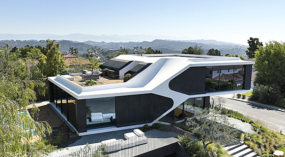 Architekti se u návrhu domu nechali inspirovat automobilovým designem.