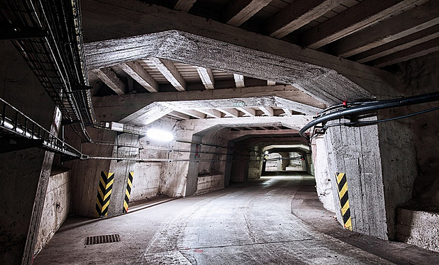 Vnitní prostory úloit radioaktivních odpad