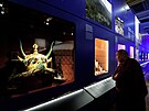 Expon�ty na v�stav� �ingisch�n, kterou slavnostn� zah�jili prezident Petr Pavel...