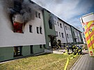 Moravskoslez�t� hasi�� zasahovali ve st�edu 12. b�ezna p�i po��ru bytu v dom� s...