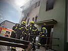 Moravskoslez�t� hasi�� zasahovali ve st�edu 12. b�ezna p�i po��ru bytu v dom� s...