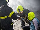Moravskoslez�t� hasi�� zasahovali ve st�edu 12. b�ezna p�i po��ru bytu v dom� s...