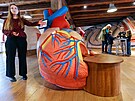 Odhalen velkorozmrovho anatomickho 3D modelu srdce, kter je novm...