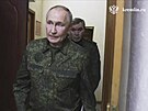 Ruský prezident Vladimir Putin na návtv Kurské oblasti. Setkal se zde s...