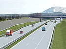 Vizualizace ásti mimoúrovové kiovatky, která napojí D48 a prmyslovou zónu...