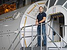 Sthac pilot Ale Svoboda se pipravuje na let do kosmu pod kdly Evropsk...