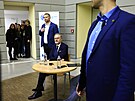 Debatu premira Petra Fialy na Fakult socilnch studi Masarykovy univerzity...