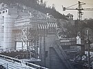 Stavba vodn elektrrny Prov probhala mezi lety 1947 a 1953.