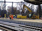 Nov ndran budova u vlakov stanice v Brn-Krlov Poli se u rsuje (bezen...
