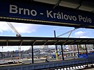 Nová nádraní budova u vlakové stanice v Brn-Králov Poli se u rýsuje (bezen...