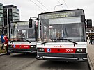Brno se rozlouilo s trolejbusy 21Tr. Na slavnostn akci pily stovky lid....