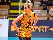 Volejbalistka Pavla �mídová, nahráva�ka mistrovského celku �elmy Brno. (b�ezen...