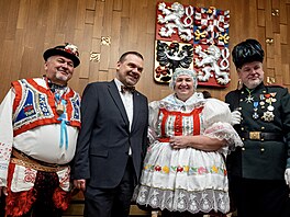 Ministr kultury Martin Baxa (ODS) slavnostn� zahájil Den lidových kroj� a kraj�...
